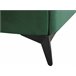 Beliani Cama Veludo MELLE 156x233 Cinza