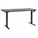 Beliani Secretária ajustável DESTIN III 160x72 Preto