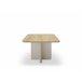 Mesa de centro retangular HILLARY Creme