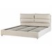 Beliani Cama baú Veludo BATILLY 194x224 Bege