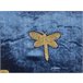 Beliani Almofada decorativa BLUESTEM 45x45 Azul Marino