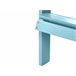 Beliani Cadeira de jardim ADIRONDACK Azul Claro
