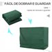 Capa para Baloiço de Jardim Tecido Oxford Outsunny Verde