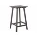 Beliani Mesa de bar ADIRONDACK 59x59 Cinza Escuro