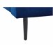 Beliani Chaise longue Veludo GUERET Azul Marino