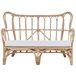 Beliani Conjunto lounge Rattan/vime BRINDISI Creme