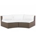 Beliani Conjunto lounge SEVERO Areia