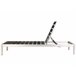 Beliani Cadeira lounge/relax NARDO Branco/ Bege