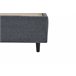 Cama MAJESTIC 150x190 cm cinza Cinza