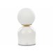 Beliani Candeeiro de mesa KIWI Branco