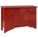 Armário Multiusos Canton Vermelho