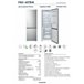 Frigorífico combinado Infiniton FGC-A1784I, 292 l, No Frost Total Inoxidavel