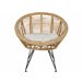 Beliani Conjunto lounge Rattan/vime MARATEA/CESENATICO Natural