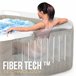 INTEX Spa inflável 4 pessoas Chevron Deluxe Bege