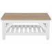 Beliani Mesa de centro SAVANNAH 60x101 Branco