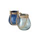 Lanterna decorativa de vidro SURI sortida Azul