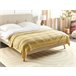 Beliani Cobertor DAULET Amarelo