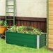 Caixa de Plantio Aço Outsunny, varanda e jardim - jardinagem Verde