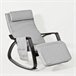 Cadeira de baloiço Relax Poltrona Design FST20-HG SoBuy Cinza