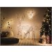 Beliani Decoración LED NELLIM Preto