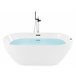 Beliani Banheira de interior NEVIS 80x170 Branco