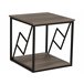 Beliani Mesa de apoio FORRES 56x56 Castanho