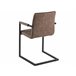 Beliani Silla de conferencias BRANDOL Castanho