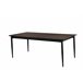 Mesa de jantar extensível OLYMPIA castanha Castanho