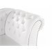 Beliani Chaise longue versão à direita Pele sintética NIMES Branco