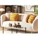 Beliani Almofada decorativa AGASTACHE 45x45 Amarelo