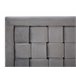 Beliani Cama com estrado Veludo LIMOUX 187x213 Azul Marino