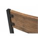 Conjunto de 4 cadeiras de jantar LAREDO Castanho/Preto Castanho