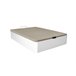 Canapé com colchão com mesinha de cabeceira 150x190 Branco