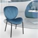 Conjunto de 2 cadeiras de jantar TULIPA  Azul