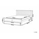 Beliani Cama com estrado Pinho MAYENNE 149x208 Branco