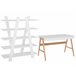 Beliani Conjunto de escritório ESCALANTE/SHESLAY Branco