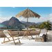 Beliani Cadeira lounge/relax ATRANI Branco/ Bege