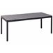 Beliani Mesa extensível TOFANE 198x90 Cinza