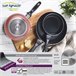 Bateria de 7pcs: panela sem tampa + tapa com tampa Multicor