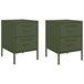 2 Mesas de cabeceira - Mesinha de cabeceira 36 Verde