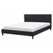 Beliani Cama Terciopelo FITOU 170x214 Preto