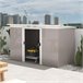 Abrigo de Jardim Aço Galvanizado e PP Outsunny Cinza
