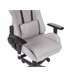 Beliani Cadeira de Gaming WARRIOR Cinza Claro