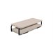 Base Dupla Tapiflex 90x190 Revestida a tecido cru Cru