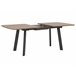 Beliani Mesa de jantar SALVADOR 90x160 Castanho