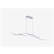 Suspensão SEA LED prata 20W 110x120x9cm Prata