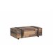 Mesa de centro NELLEKE vintage antigo Castanho