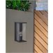 Beliani Iluminação de parede para exterior WAKAL Preto