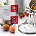 Trem de cozinha GOURMET da marca BERGNER 8 peças Cinza