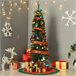 Árvore de Natal Metal, PVC, Plástico HOMCOM, casa - natal Verde
